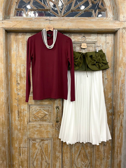 ВОДОЛАЗКА с коротким воротником (из трикотажа EVNG) - фото 34260