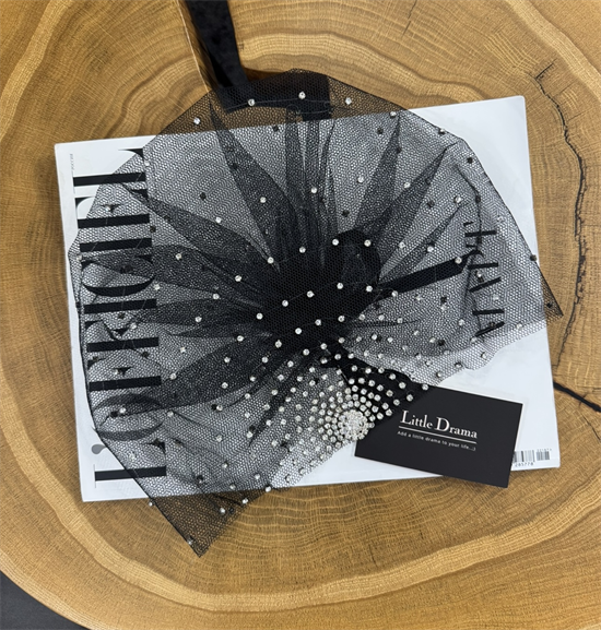 ТЮРБАН из вуали со стразами Swarovski by Beretkah - фото 38447