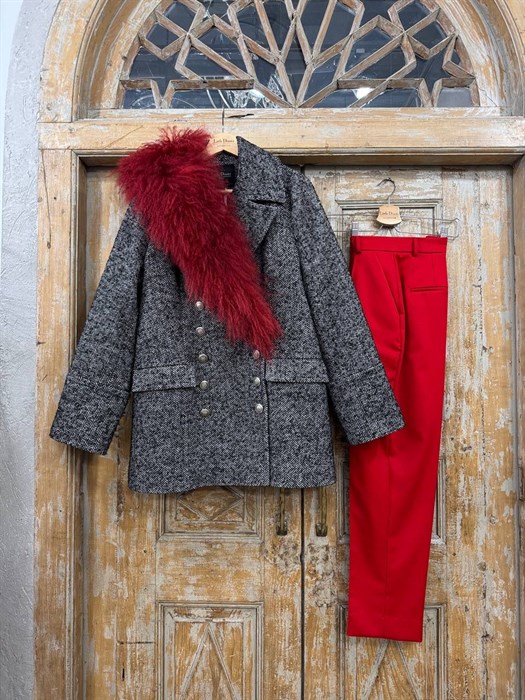 ВОРОТНИК меховой (с мехом ЛАМЫ) - фото 38843