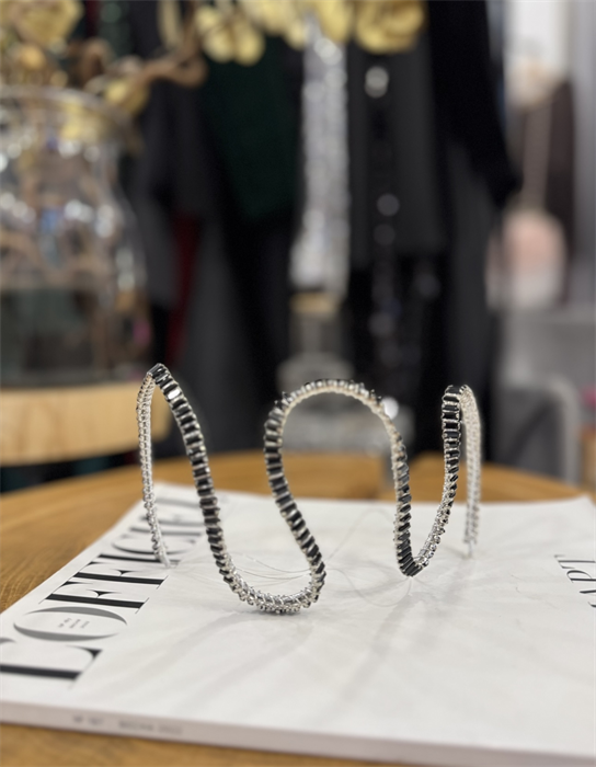 АКСЕССУАР для волос "Холодная волна" из страз by Beretkah - фото 39602