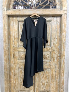 ПЛАТЬЕ вечернее кимоно, юбка ассиметрия по косой - фото 11526