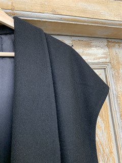 КАРДИГАН-ЖИЛЕТ со спущенным плечом в стиле oversize (из пальтовой шерсти) - фото 14909