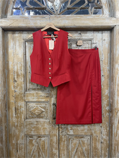 ЖИЛЕТКА для костюма-тройки (из премиум-шерсти, красная) - фото 27482