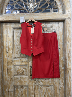 ЖИЛЕТКА для костюма-тройки (из премиум-шерсти, красная) - фото 27484