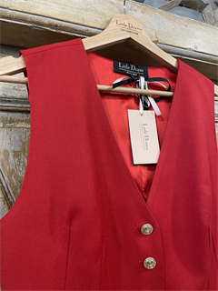 ЖИЛЕТКА для костюма-тройки (из премиум-шерсти, красная) - фото 27487