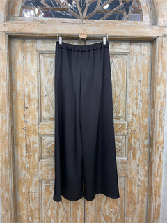 БРЮКИ ШИРОКИЕ односторонние, свободные, на мягкой резинке, OneSize, из атласа DUO Shine - фото 35177