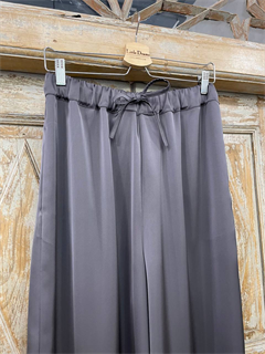 БРЮКИ ШИРОКИЕ односторонние, свободные, на мягкой резинке, OneSize, из атласа DUO Shine - фото 35181