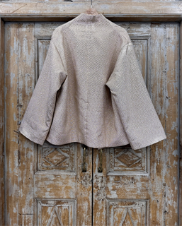 ЖАКЕТ-КИМОНО короткий OneSize  в японском стиле (из золотого жаккарда) - фото 37983