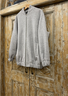 КУРТКА-БОМБЕР oversize (из премиальной шерсти в елочку) - фото 38140