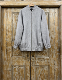 КУРТКА-БОМБЕР oversize (из премиальной шерсти в елочку) - фото 38141