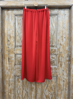 БРЮКИ ШИРОКИЕ односторонние, свободные, на мягкой резинке, OneSize, из атласа DUO Shine - фото 38272