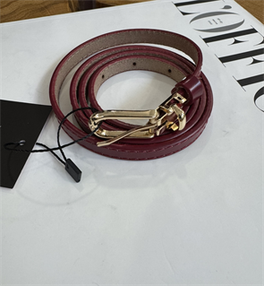 РЕМЕНЬ тонкий (1 см) из кожи - фото 38366