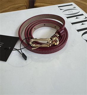 РЕМЕНЬ тонкий (1 см) из кожи - фото 38367