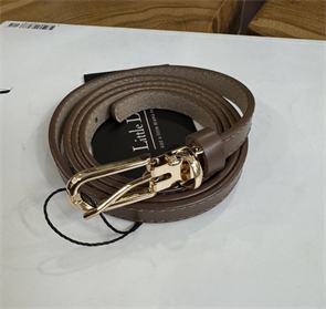 РЕМЕНЬ тонкий (1 см) из кожи - фото 38373