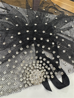 ТЮРБАН из вуали со стразами Swarovski by Beretkah - фото 38449