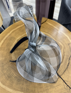 Ободок c сеточкой и бантом by Beretkah - фото 38463