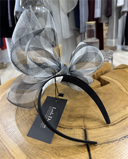 Ободок c сеточкой и бантом by Beretkah - фото 38464