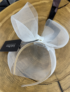 Ободок c сеточкой и бантом by Beretkah - фото 38465