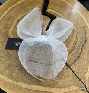 Ободок c сеточкой и бантом by Beretkah - фото 38467