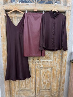 РУБАШКА классическая с супатной застежкой (из атласа "Armani") - фото 38562