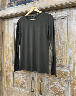 ЛОНГСЛИВ базовый с круглым вырезом (из трикотажа EVNG) - фото 38609