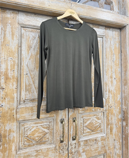 ЛОНГСЛИВ базовый с круглым вырезом (из трикотажа EVNG) - фото 38610