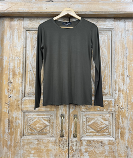 ЛОНГСЛИВ базовый с круглым вырезом (из трикотажа EVNG) - фото 38611