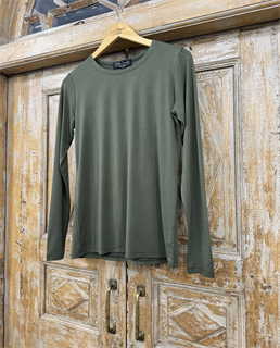 ЛОНГСЛИВ базовый с круглым вырезом (из трикотажа EVNG) - фото 38613