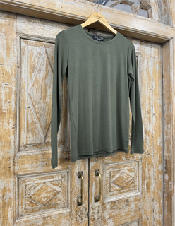 ЛОНГСЛИВ базовый с круглым вырезом (из трикотажа EVNG) - фото 38614