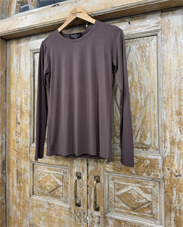 ЛОНГСЛИВ базовый с круглым вырезом (из трикотажа EVNG) - фото 38622