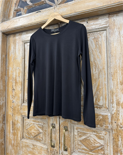 ЛОНГСЛИВ базовый с круглым вырезом (из трикотажа EVNG) - фото 38624