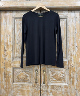 ЛОНГСЛИВ базовый с круглым вырезом (из трикотажа EVNG) - фото 38626