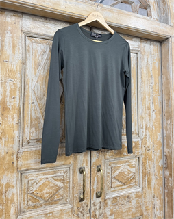 ЛОНГСЛИВ базовый с круглым вырезом (из трикотажа EVNG) - фото 38630