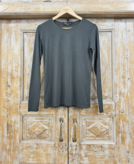 ЛОНГСЛИВ базовый с круглым вырезом (из трикотажа EVNG) - фото 38632