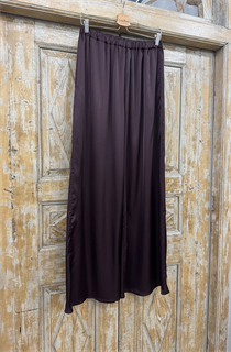 БРЮКИ ШИРОКИЕ односторонние, свободные, на мягкой резинке, OneSize (из атласа arm), ИНЖИР - фото 38712