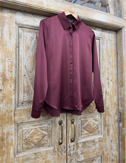 РУБАШКА классическая с супатной застежкой (из мягкого атласа) - фото 38834