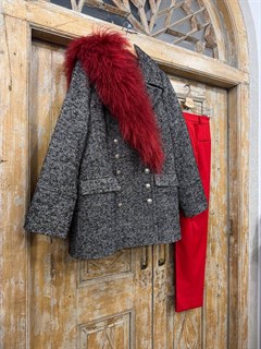 ВОРОТНИК меховой (с мехом ЛАМЫ) - фото 38842