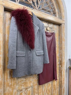 ВОРОТНИК меховой (с мехом ЛАМЫ) - фото 38844