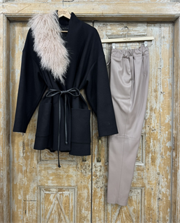 ШАРФ меховой (с мехом ламы) - МИНИ - фото 38856