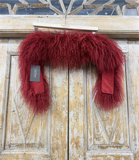 ШАРФ меховой (с мехом ламы) - МИНИ - фото 38862