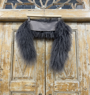 ШАРФ меховой (с мехом ламы) - МИНИ - фото 38863