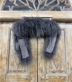 ШАРФ меховой (с мехом ламы) - МИНИ - фото 38864