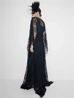 НАКИДКА будуарная из кружева в пол - фото 38916