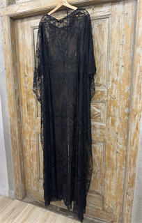 НАКИДКА будуарная из кружева в пол - фото 38924