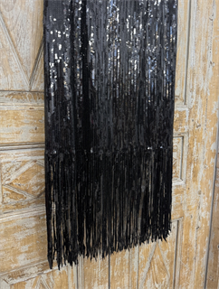 ЮБКА из пайеток с бахромой - фото 39132