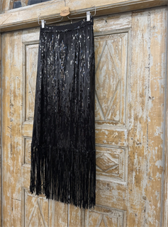 ЮБКА из пайеток с бахромой - фото 39133