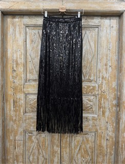 ЮБКА из пайеток с бахромой - фото 39135