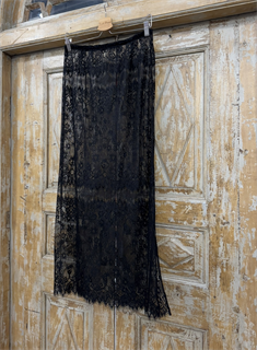 ЮБКА "МАЙЯ" из тонкого кружева с разрезом, без подкладки - фото 39190