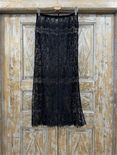 ЮБКА "МАЙЯ" из тонкого кружева с разрезом, без подкладки - фото 39192