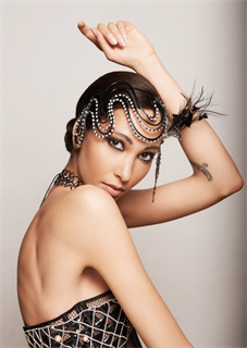 АКСЕССУАР для волос "Холодная волна" by Beretkah (ЧЕРНЫЙ) - фото 39301